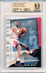 Upper Deck 1992-1993 Team MVP Holograms #4 Michael Jordan  / BGS Grade 9.5