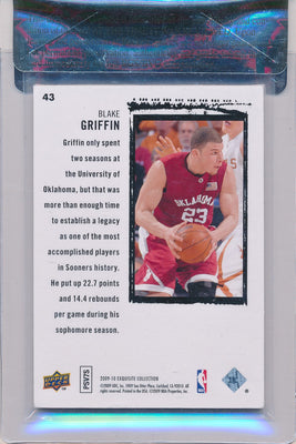 Upper Deck 2009-2010 Exquisite Collection Rookie Parallel #43 Blake Griffin 3/23