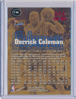 SkyBox 1997-1998 Premium Star Rubies #7SR Derrick Coleman 4/50