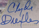 Upper Deck 2007-2008 Exquisite Collection Exquisite Number Pieces #EN-CD Clyde Drexler 21/22 / BGS Grade 8.5 / Auto Grade 10