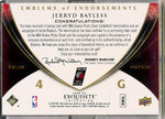 Upper Deck 2008-2009 Exquisite Collection Emblems Of Endorsement #EEJB Jerryd Bayless 9/10