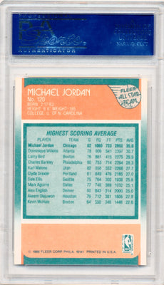 Fleer 1988 All Star  #120 Michael Jordan  / PSA Grade 10