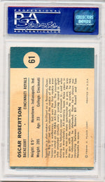 Fleer 1961 Cincinnati Royals  #61 Oscar Robertson  / PSA Grade 7