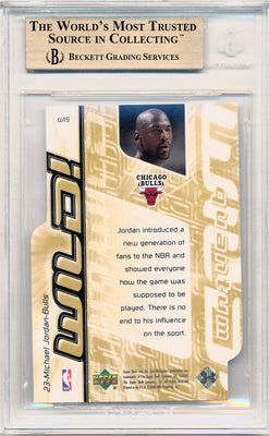 Upper Deck 1999-2000 Wild! Level 2 #W15 Michael Jordan 22/25 / BGS Grade 9.5