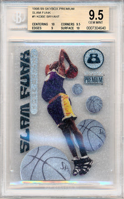 Skybox 1998-1999 Premium Slam Funk #1 Kobe Bryant  / BGS Grade 9.5