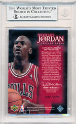 Upper Deck 1999 Michael Jordan The Farewell Shot # Michael Jordan 247/275 / BGS Grade 9