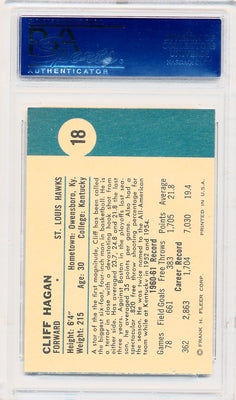 Fleer 1961 New York Knickerbockers  #17 Richie Guerin  / PSA Grade 7