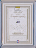 Panini 2012-2013 Flawless Emerald Jumbo Patches #62 John Stockton 5/5