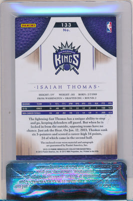 Panini 2012-2013 Immaculate Collection Rookie Card #133 Isiah Thomas 1/1 / BGS Grade 7.5 / Auto Grade 10