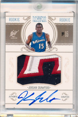 Panini 2010-2011 National Treasures  Century Platinum #225 Jordan Crawford  2/5