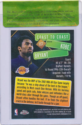 Topps 2003 Chrome Coast To Coast #CC7 Kobe Bryant