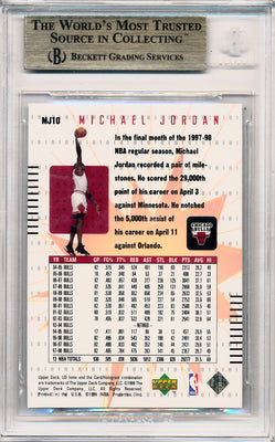 Upper Deck 1998-1999 Ionix MJ Hologrfx #MJ10 Michael Jordan  / BGS Grade 9.5