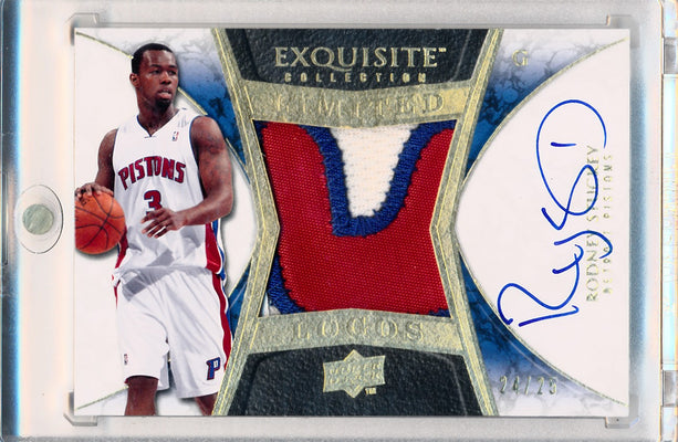 Upper Deck 2008-2009 Exquisite Collection Limited Logos #LLRS Rodney Stuckey 24/25