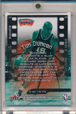 Fleer 2000-2001 Mystique Film At 11 #5/10FE Tim Duncan 9/11