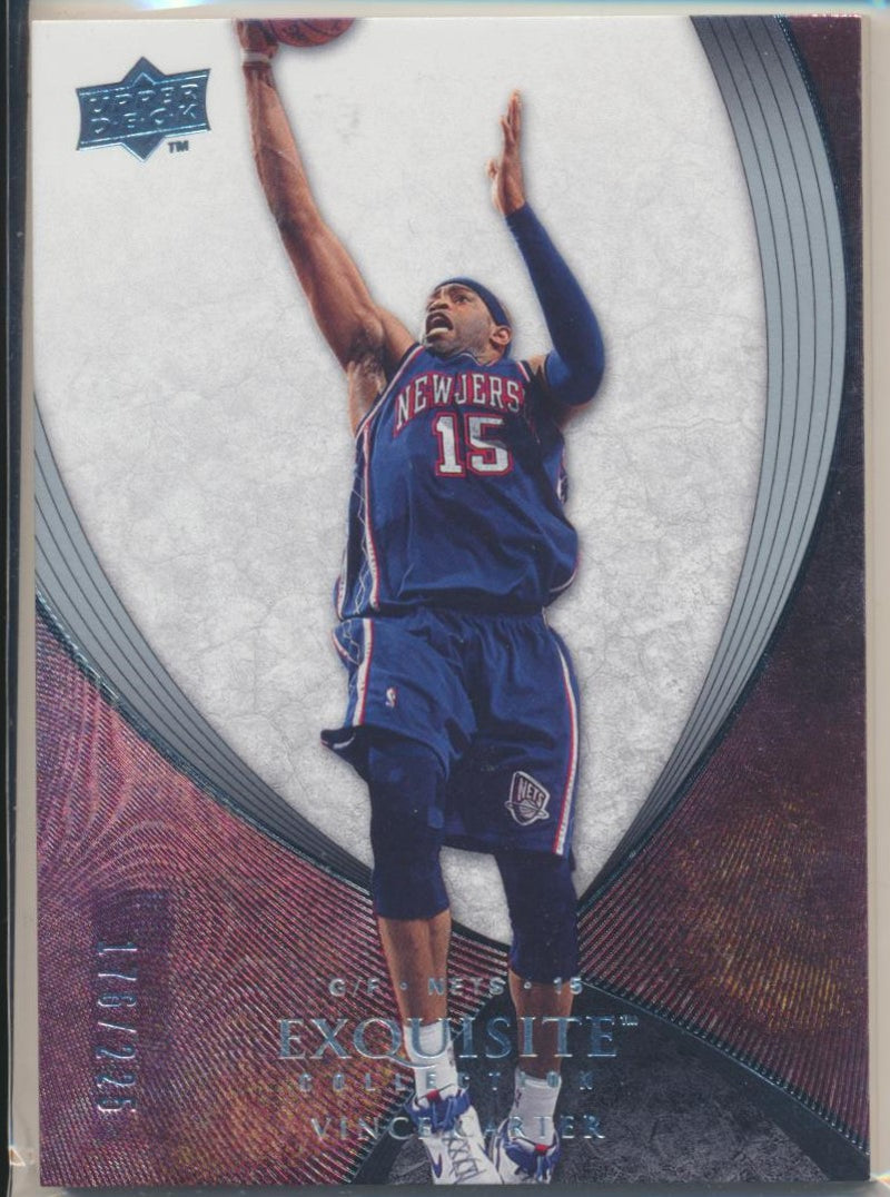 Upper Deck 2007-2008 Exquisite Collection Base #12 Vince Carter 176/225