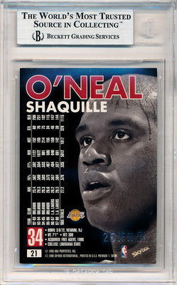 SkyBox 1998-99 Premium Star Rubies #21 Shaquille Oneal 25/50 / BGS Grade 9