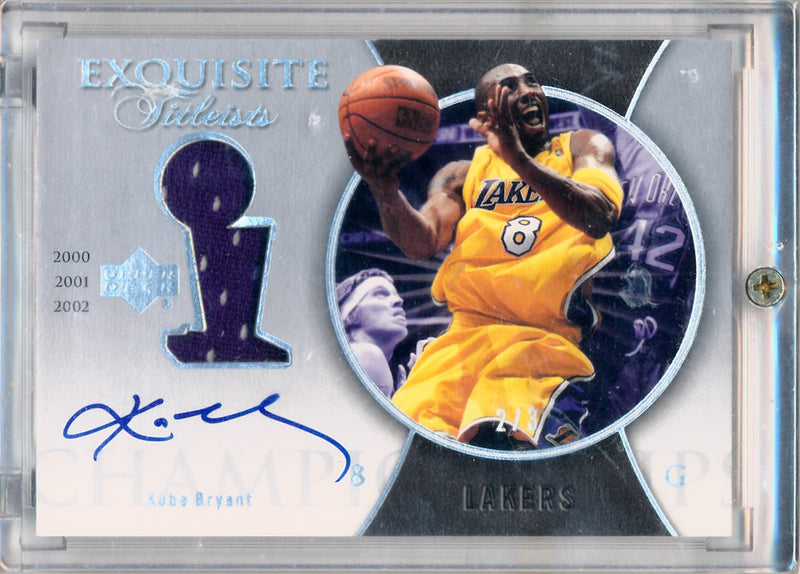 Upper Deck 2004-2005 Exquisite Collection Exquisite Titleists #ET-KB Kobe Bryant 2/3