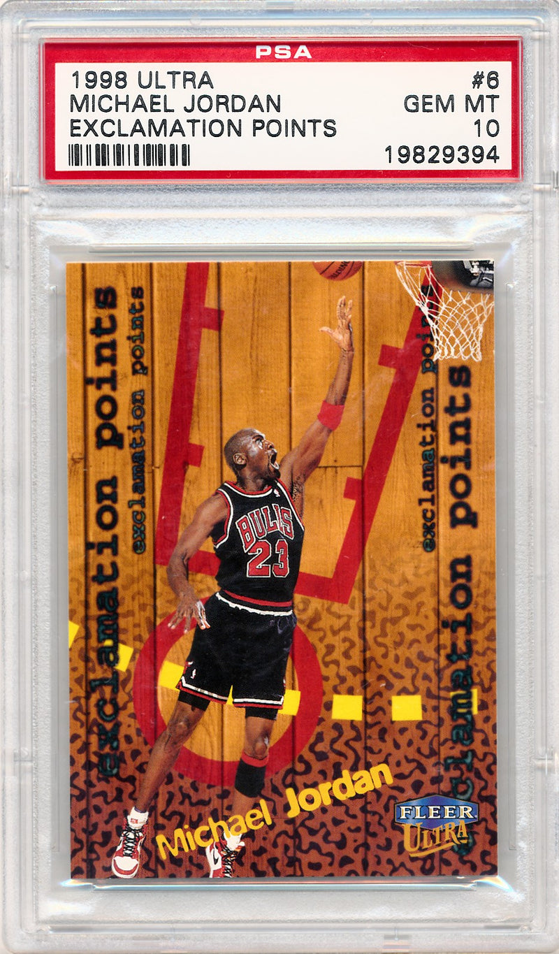 Fleer 1998-1999 Ultra Exclamation Points #6 Michael Jordan 6/15