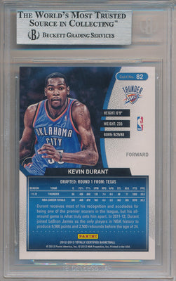 Panini 2012-2013 Totally Certified  Green #82 Kevin Durant 1/5 / BGS Grade 9