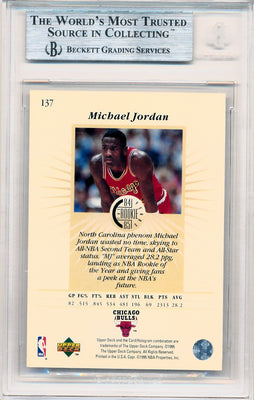 Upper Deck 1995-1996   #137 Michael Jordan  / BGS Grade 8.5