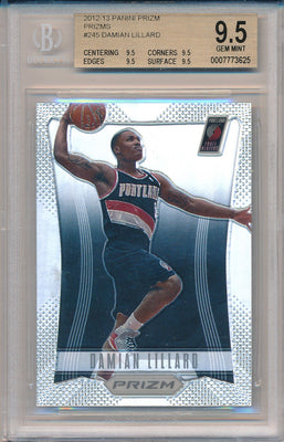 Panini 2012-2013 Prizm Pizms #245 Damian Lillard  / BGS Grade 9.5