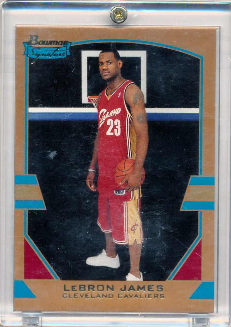 Topps 2003-2004 Bowman Signature  #56 Lebron James 61/99