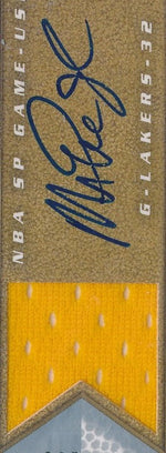 Panini 2017-2018 Immaculate Collection Patch Autographs #PA-MJS Magic Johnson 5/5