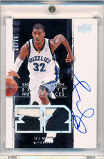 Upper Deck 2009-2010 Exquisite Collection Numbers #NPOM O.J. Mayo 3/32