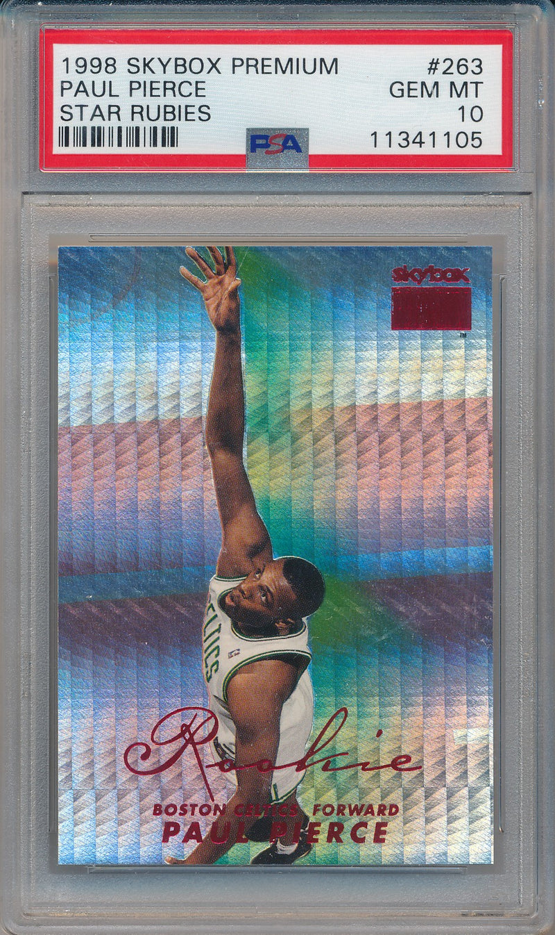 SkyBox 1998-1999 Premium Star Rubies #263 Paul Pierce 21/25 / PSA Grade 10