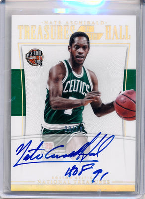 Panini 2015-2016 National Treasures  Treasures Of The Hall #TH-NAB Nate Archibald 9/10