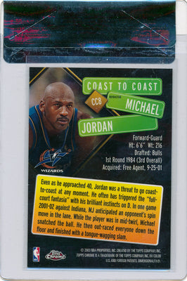 Topps 2003 Chrome Coast To Coast #CC8 Michael Jordan