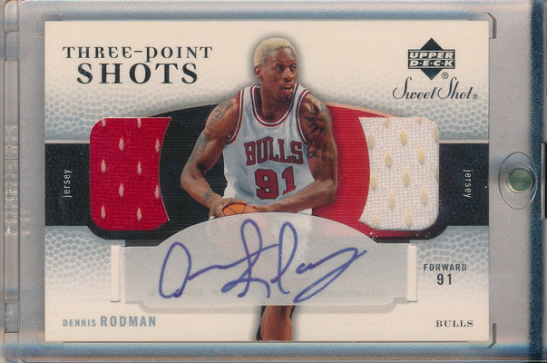 Upper Deck 2005-2006 Sweet Shot Three Point Shots #3PS-DR Dennis Rodman