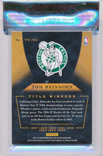 Panini 2012-2013 Immaculate Collection Title Winners Autographs #TWTO Tom Heinsohn 5/7 / Auto Grade 10