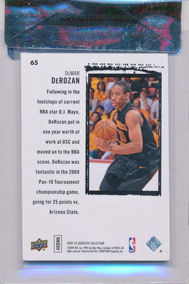 Upper Deck 2009-2010 Exquisite Collection Rookie Parallel #65 Demar Derozan 2/10