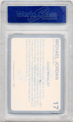 Collegiate Collection 1989 North Carolina Collegiate Collection #17 Michael Jordan