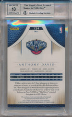 Panini 2012-2013 Immaculate Collection Numbers Parallel #134 Anthony Davis 17/23 / BGS Grade 9 / Auto Grade 10