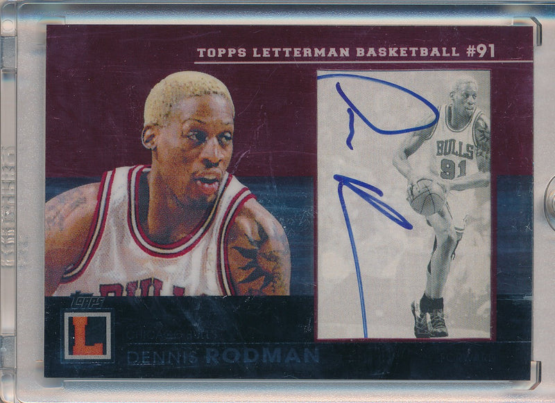 Topps 2007-2008 Letterman Basketball #SS-DR Dennis Rodman 1/19