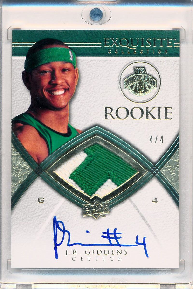 Upper Deck 2008-2009 Exquisite Collection Rookie Parallel #80 J.R. Giddens 4/4