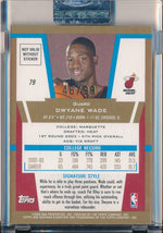 Topps 2003-2004 Bowman Signatures Autograph Issue #79 Dwyane Wade 46/99