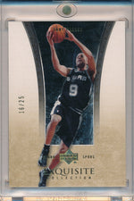 Upper Deck 2004-2005 Exquisite Collection Basketball #36 Tony Parker 16/25