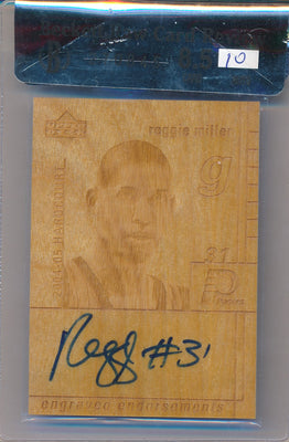 Upper Deck 2003-2004 SPx Winning Materials #WMA-RM Reggie Miller 64/100