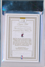 Panini 2012-2013 Flawless Silver Jumbo Patches #36 Dwyane Wade 21/25 / BGS Grade 9