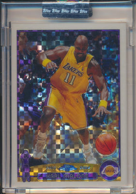 Topps  2003-2004 Chrome  X-Fractor #32 Karl Malone 189/220