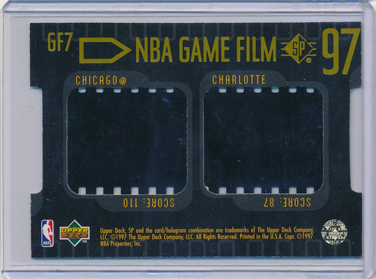 Upper Deck 1996-1997 SP  NBA Game Film #GF7 Dennis Rodman