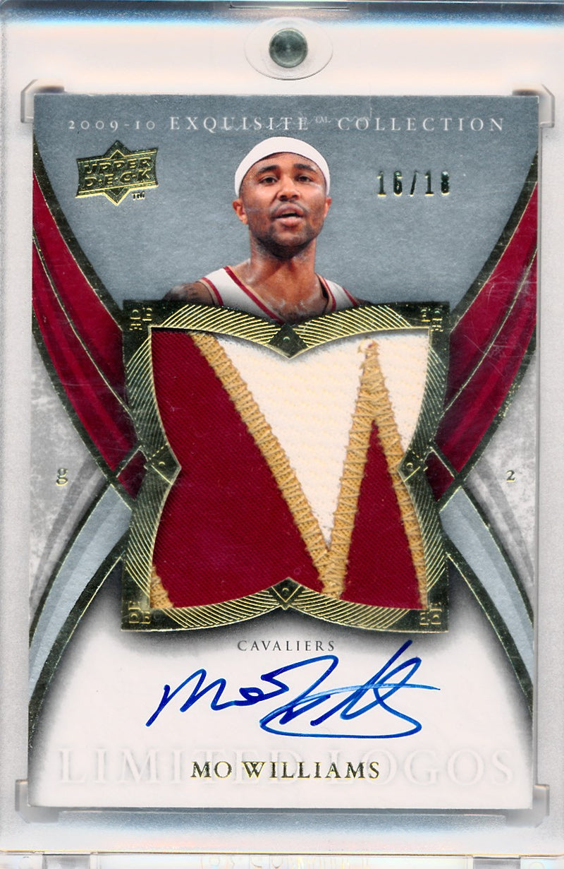 Upper Deck 2009-2010 Exquisite Collection Limited Logos #LMW Mo Williams 16/18