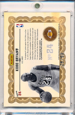 Panini 2011 Gold Stars Gold Standard #24 Kobe Bryant 28/99