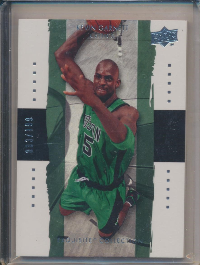 Upper Deck 2009-2010 Exquisite Collection Base #7 Kevin Garnett 33/199