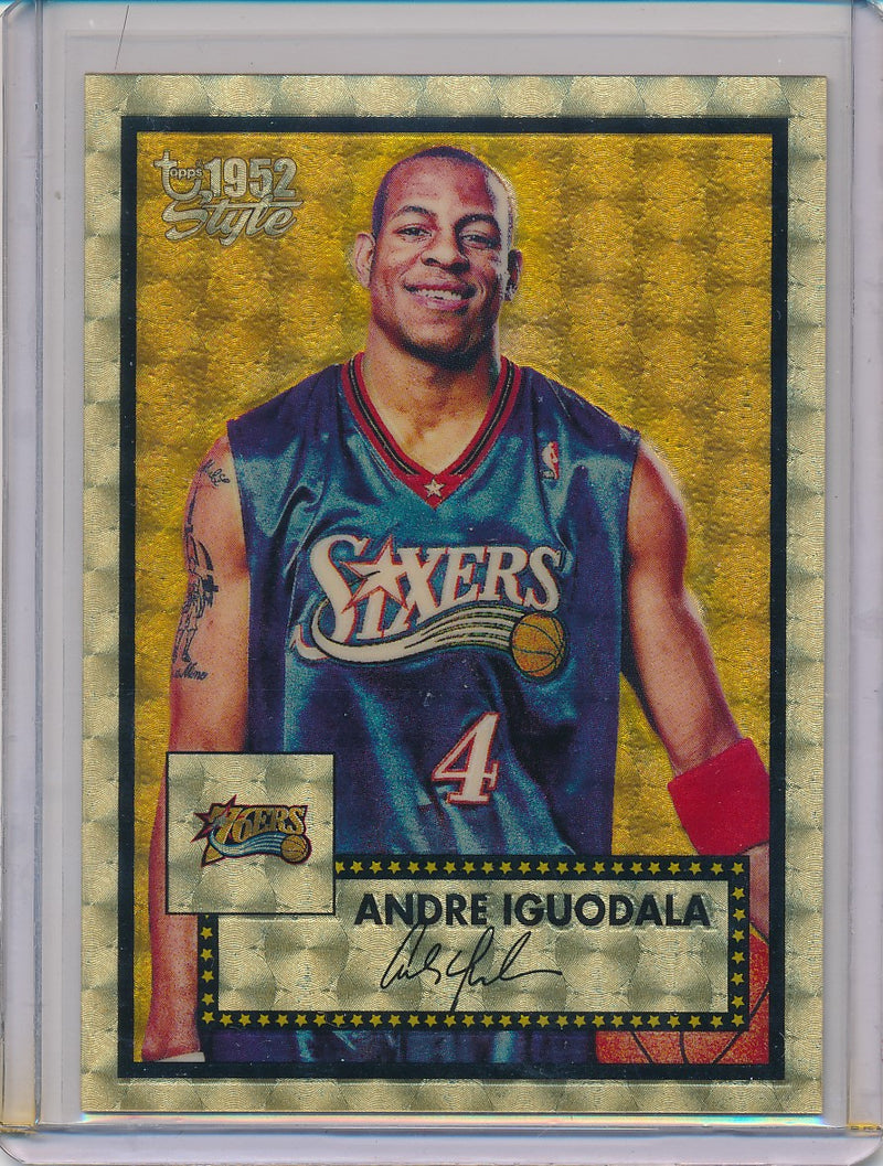 Topps 2005-2006 Chrome Topps 1952 Style #87 Andre Iguodala 1/1