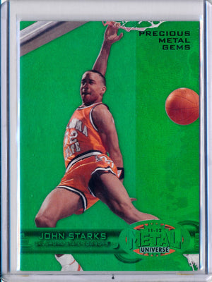 Upper Deck 2011-12 Fleer Retro Precious Metal Gems GREEN #PM-35 John Starks 3/10