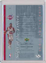 Upper Deck 1999-2000 SP Authentic Sign Of The Times #SF Steve Francis